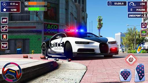 Police Car Chase Parking Games screenshot 1