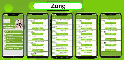 All Zong Packages 2021 free screenshot 2