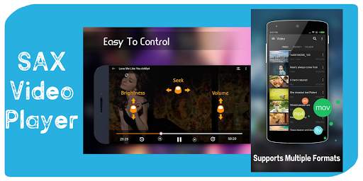 SAX Video Player - All Format HD Video Player screenshot 1