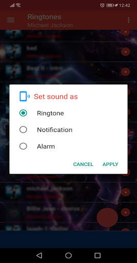 Ringtones Michael Jackson screenshot 3