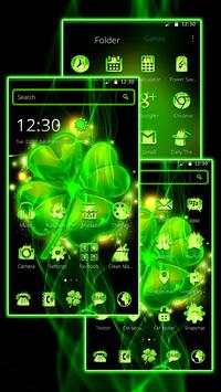Green Black Clover Launcher Theme screenshot 4
