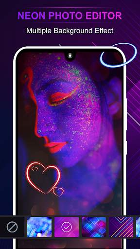 Neon Spiral Effects Photo Editor - Quick Square 2 تصوير الشاشة