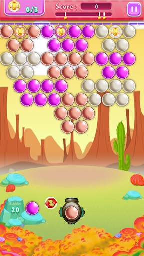 Bubble Birds-Rescue Shootout screenshot 1