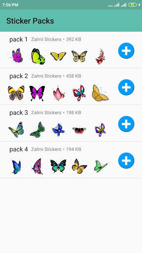WAStickerApps - Butterfly Stickers for WA 2020 screenshot 1
