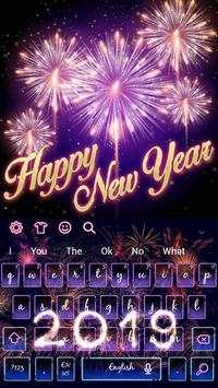 Happy New Year 2019 Keyboard screenshot 4