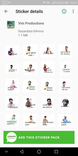 Lankan Stickers - Sinhala WhatsApp Stickers screenshot 6