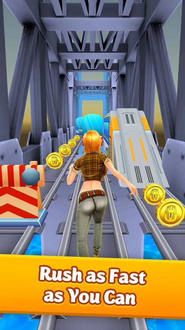 Pink Princess Run - Subway Escape Girl Run Temple screenshot 3