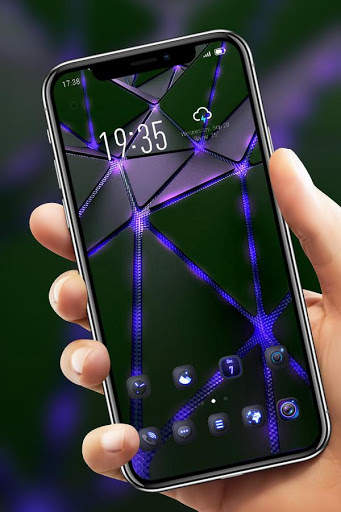Abstract technology lighting theme REDMI Y2 screenshot 4