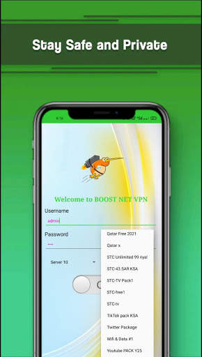 BoostNet VPN screenshot 1