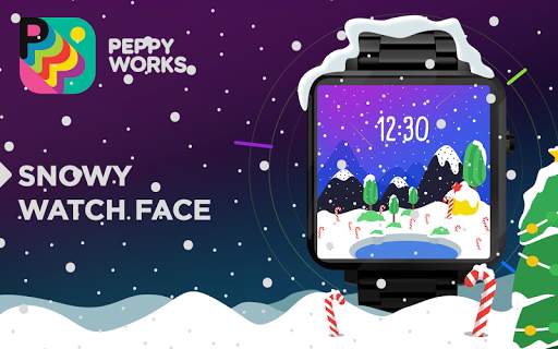 Snowy Watch Face screenshot 2