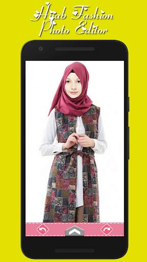 Hijab Fashion Photo Editor 2018 screenshot 1
