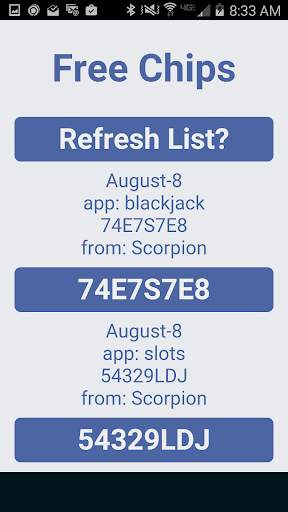 Free Chips screenshot 1