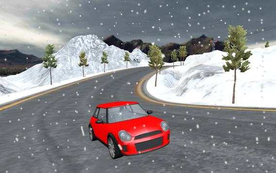 Snow Car Driving 2019 screenshot 1