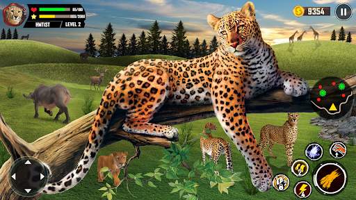 Wild Cheetah Simulator Games screenshot 2