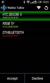 Bluetooth Walkie Talkie скриншот 4