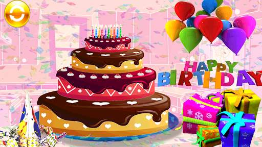 Make Happy Birthday Cake - Girls Games screenshot 2