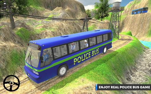 Police Bus Driving Simulator 3D Game screenshot 4