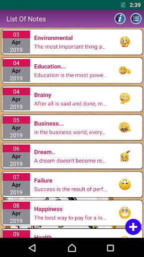Notes Diary with Password Lock screenshot 7