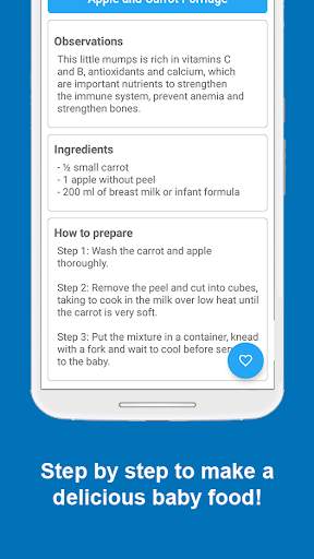 Baby Food: Recipes screenshot 2
