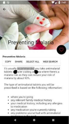 Malaria Treatment - Malaria Treatment Drugs screenshot 3