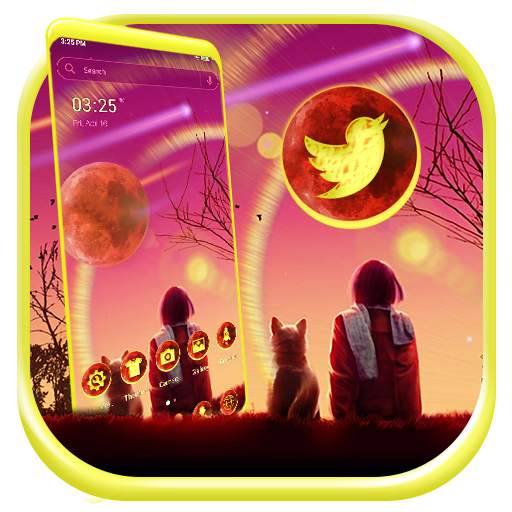 Lonely Girl Theme Launcher 1.0