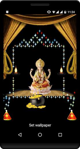 Lakshmi puja Live Wallpaper screenshot 4