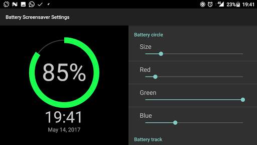 Battery Screen Saver - Customizable Daydream screenshot 7