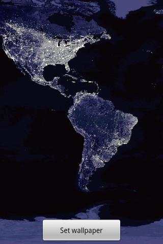 Night Earth Live Wallpaper screenshot 1
