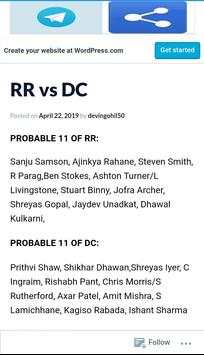Dream11 Cricket screenshot 1