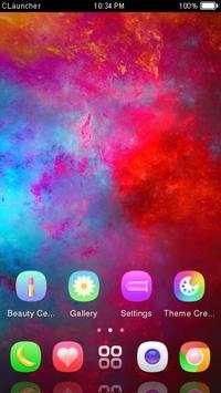 Abstract Red Smoke Theme HD screenshot 3