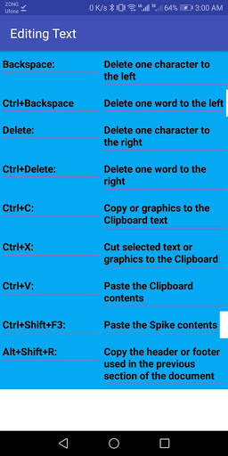 MS Word All Shortcut Keys - Be a Master screenshot 4