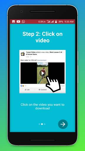 Vidfast:video downloaded for facebook screenshot 1