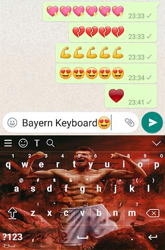 Bayern Munich Keyboard Emoji 2021 screenshot 6
