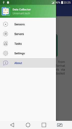 Data Collector: share sensors data screenshot 1