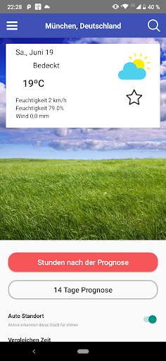 Wettervorhersage live genaues screenshot 1