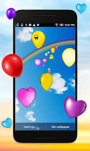 3D Balloons Live Wallpaper screenshot 2