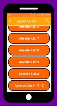English Adverbs List screenshot 4
