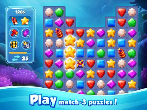 Aqua Blast: Fish Matching 3 Puzzle & Ball Blast screenshot 4