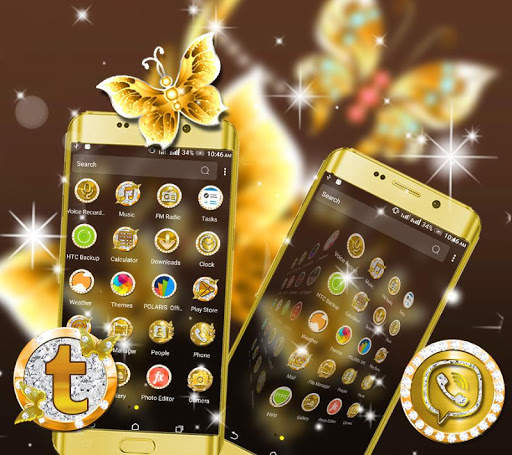 Golden ButterFly Theme screenshot 3