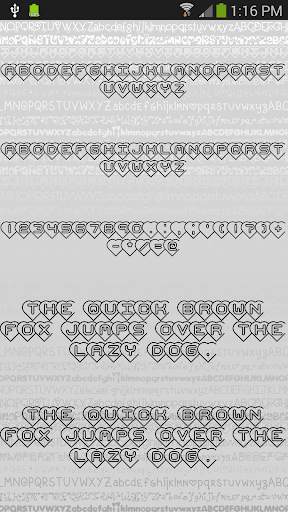 Fonts Love for FlipFont® Free screenshot 7