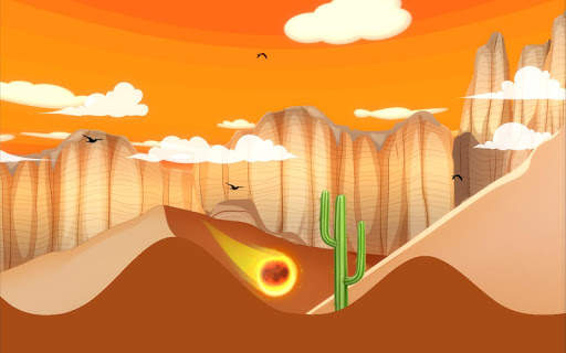 Sand Jump ball rider  : Snow Mountains game screenshot 6