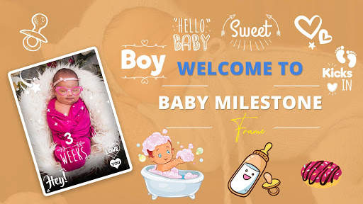 BABY PHOTO EDITOR: BABY MILESTONE & BABY SHOWER screenshot 1
