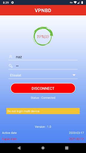 VPNBD VPN screenshot 4