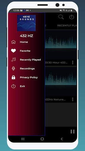 432hz music player screenshot 3