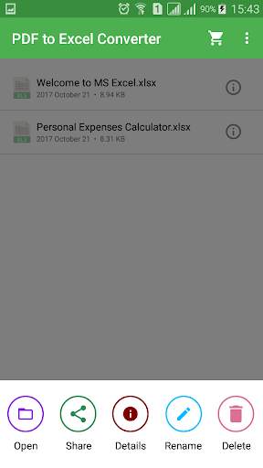 PDF to Excel Converter screenshot 4