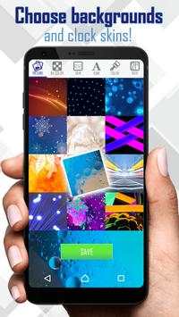 Digital Clock Wallpaper App screenshot 2