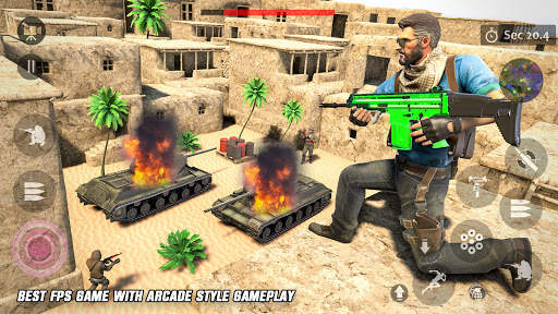 Real Commando Shooting 3D Games: Free Games 2021 screenshot 6