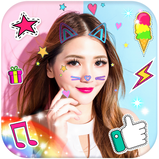 Funny Stickers For Pictures أيقونة