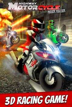 Highway Motorcycle Rider Race screenshot 1