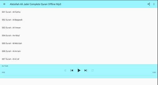 Ali Jabir Full Quran Recitation Offline Mp3 screenshot 3